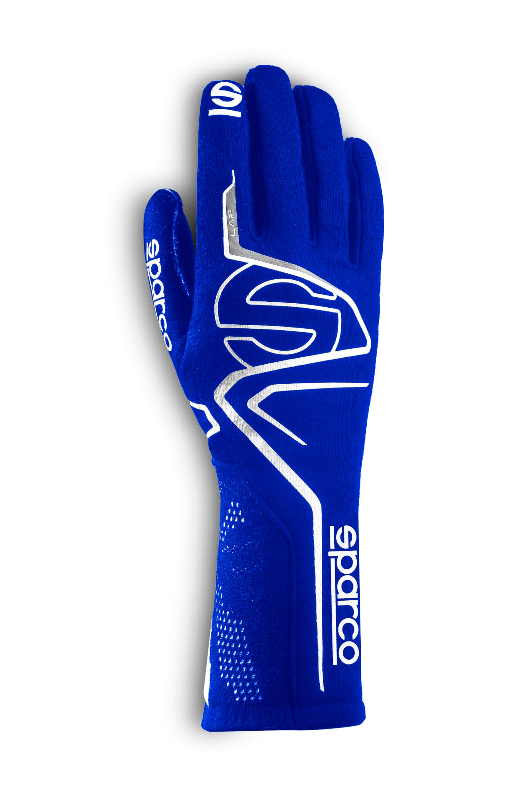 SPARCO 00131607BXBI LAP Racing gloves, FIA 8856-2018, blue/white, size 7 Photo-0 