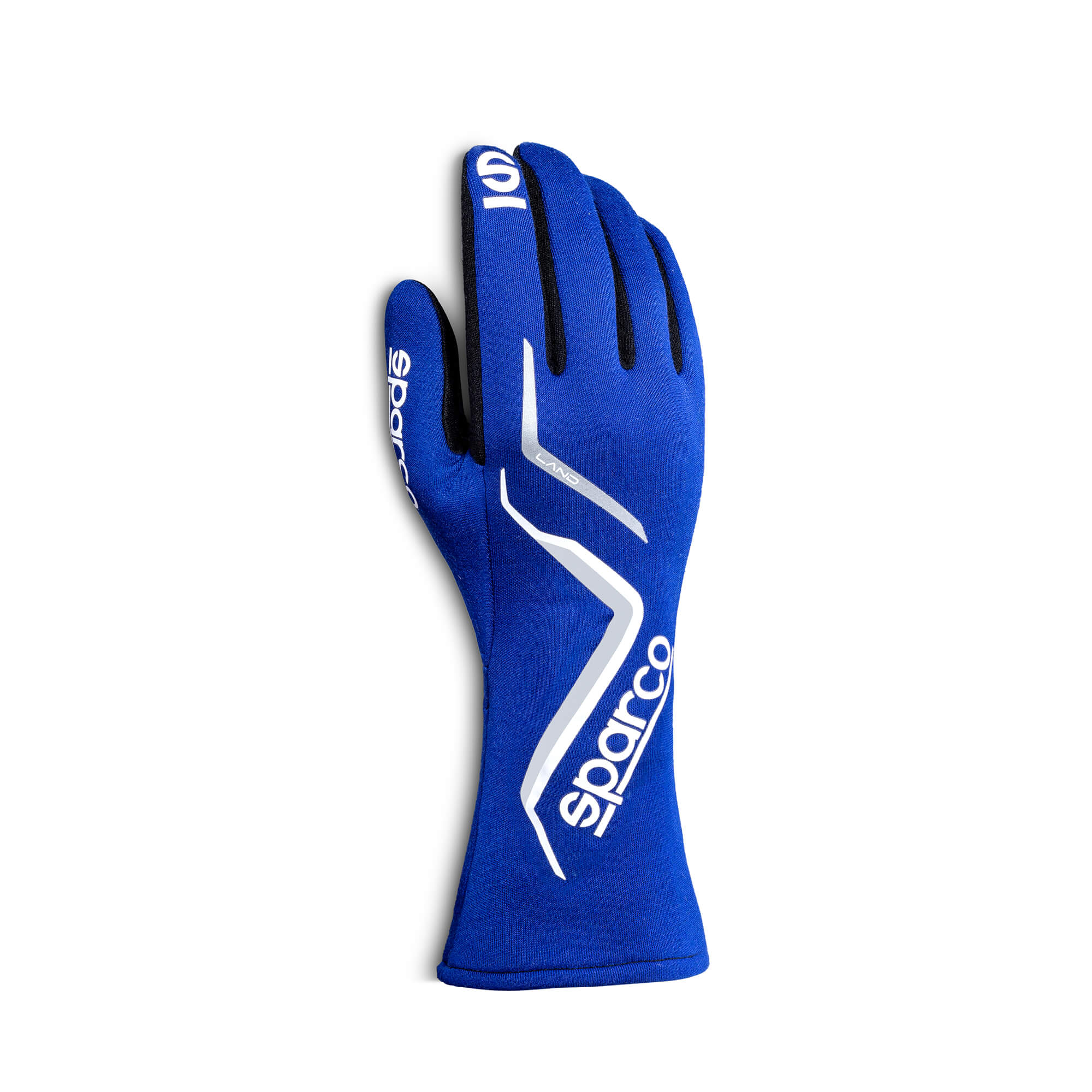 SPARCO 00136306EB LAND 2022 Racing gloves, kids, FIA 8856-2018, blue, size 6 Photo-0 