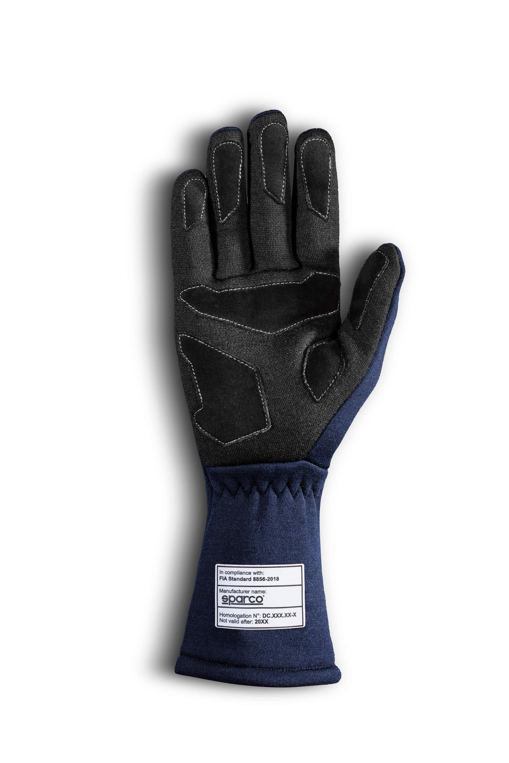 SPARCO 00136413BM LAND CLASSIC Racing gloves, FIA 8856-2018, navy blue, size 13 Photo-1 