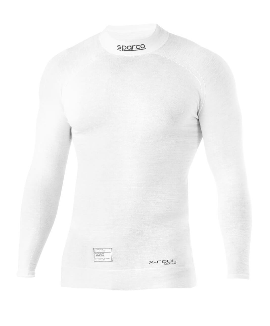 SPARCO 001784MBO5XXL Racing Top underwear RW-10, FIA 8856-2018, white, size XXL Photo-0 