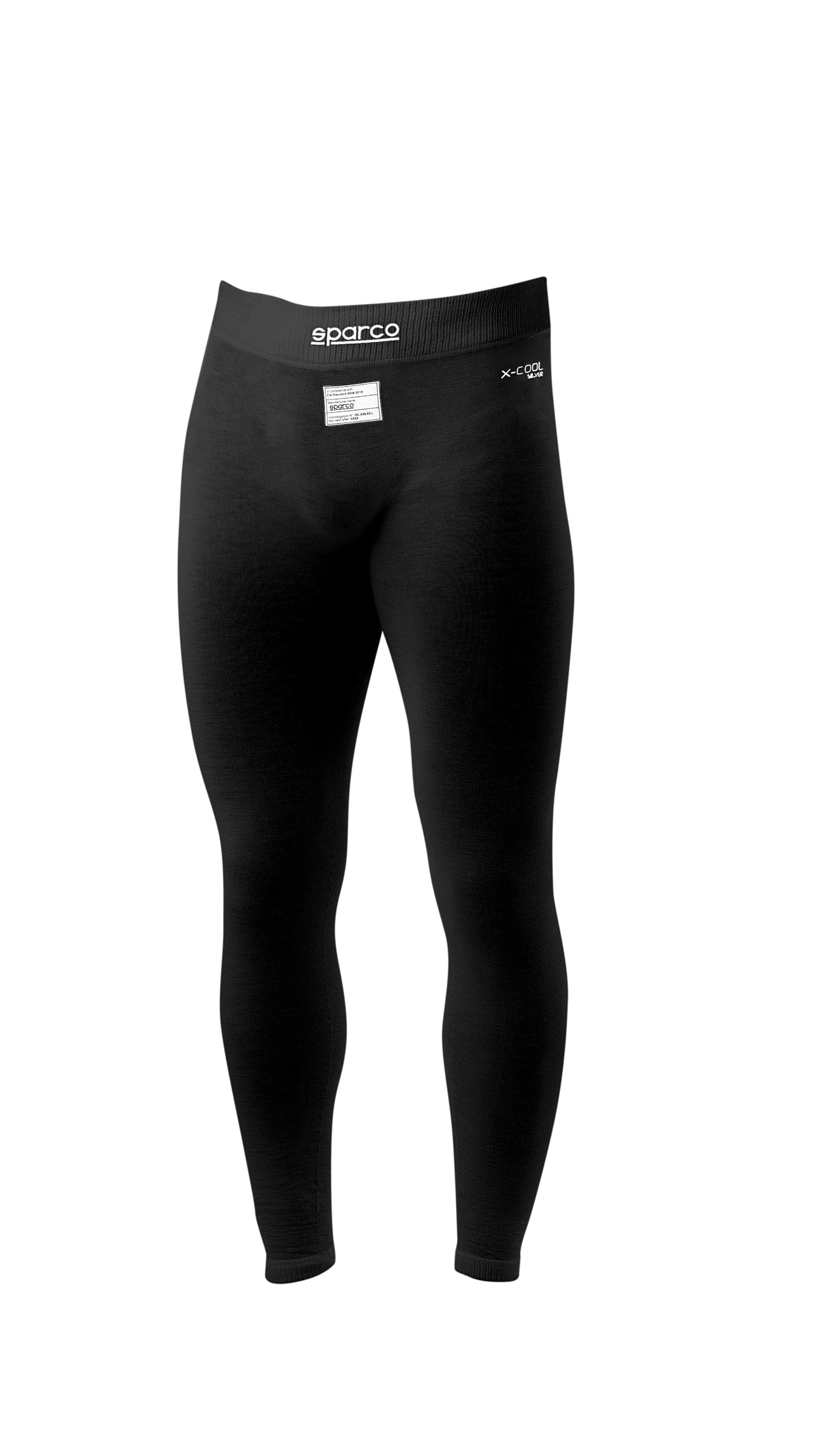 SPARCO 001789PNR1S Racing Bottom underwear RW-11 EVO, FIA 8856-2018, black, size S Photo-0 