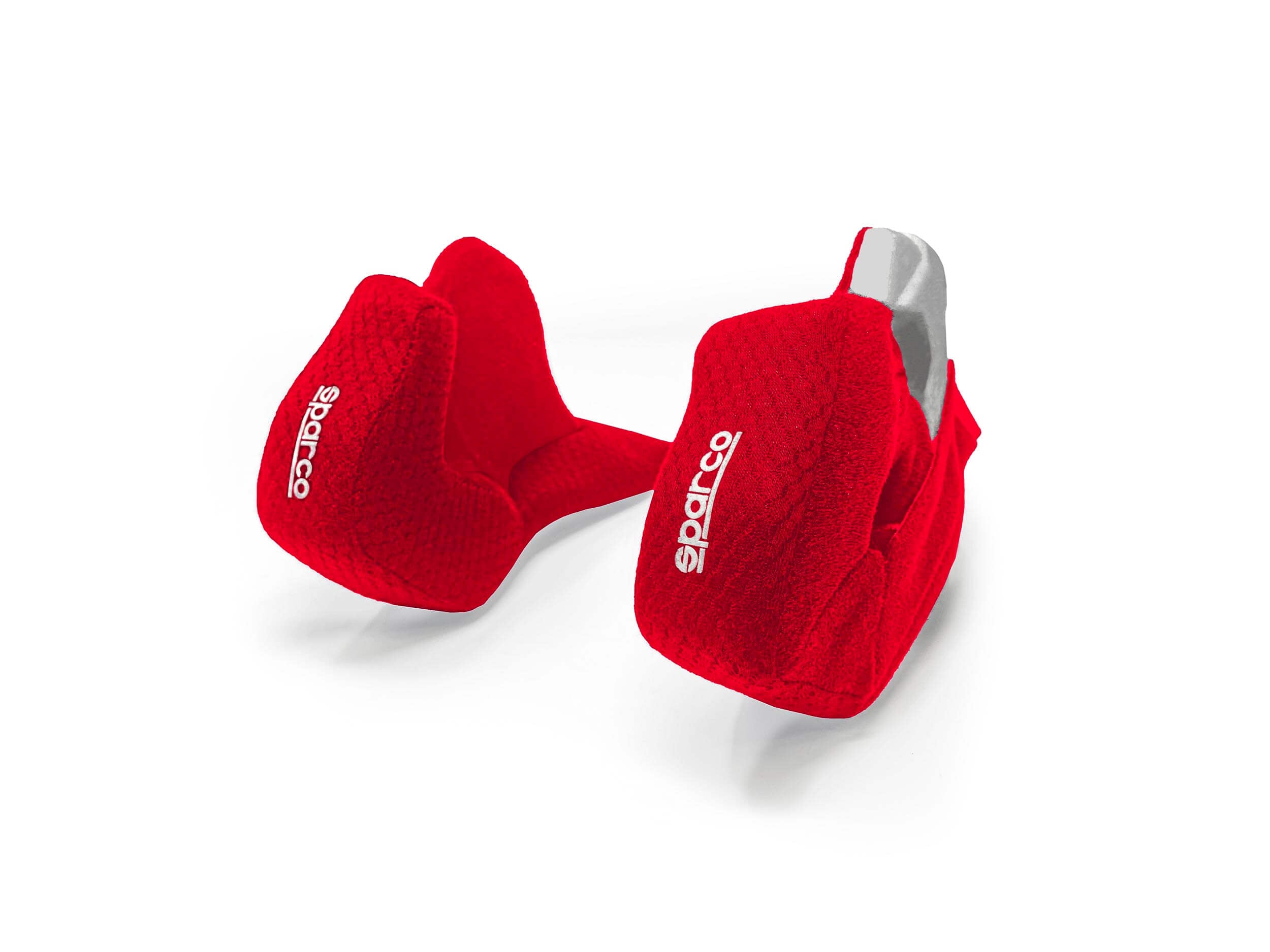 SPARCO 0032RJ02RS25 Cheek pad set for Open Face helmets, red, 25 mm Photo-0 