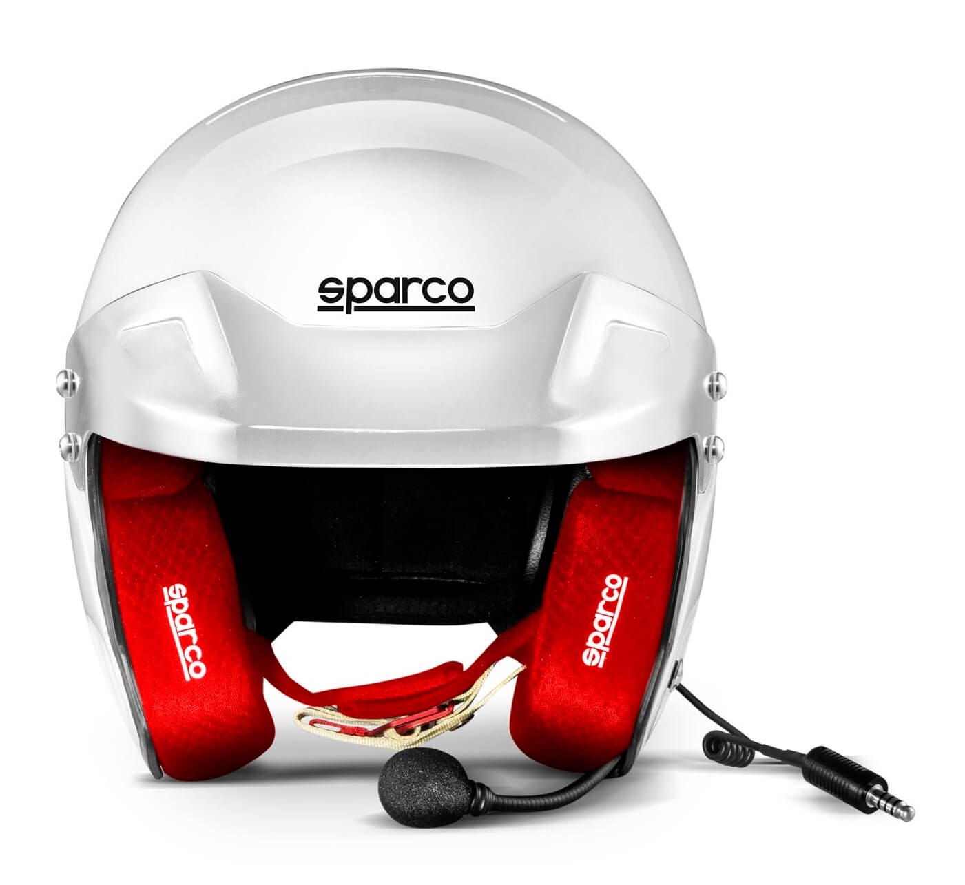 SPARCO 003369BIRS3ML RJ-i Racing helmet open-face, FIA/SNELL SA2020, white/red, size M+ (59) Photo-1 