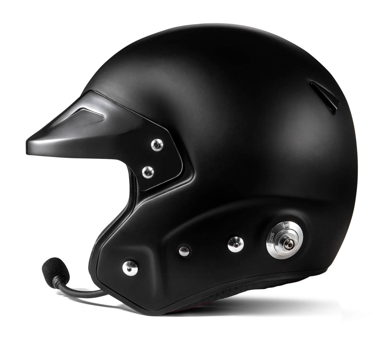 SPARCO 003369NR2M RJ-i Racing helmet open-face, FIA/SNELL SA2020, black, size M (57-58) Photo-2 