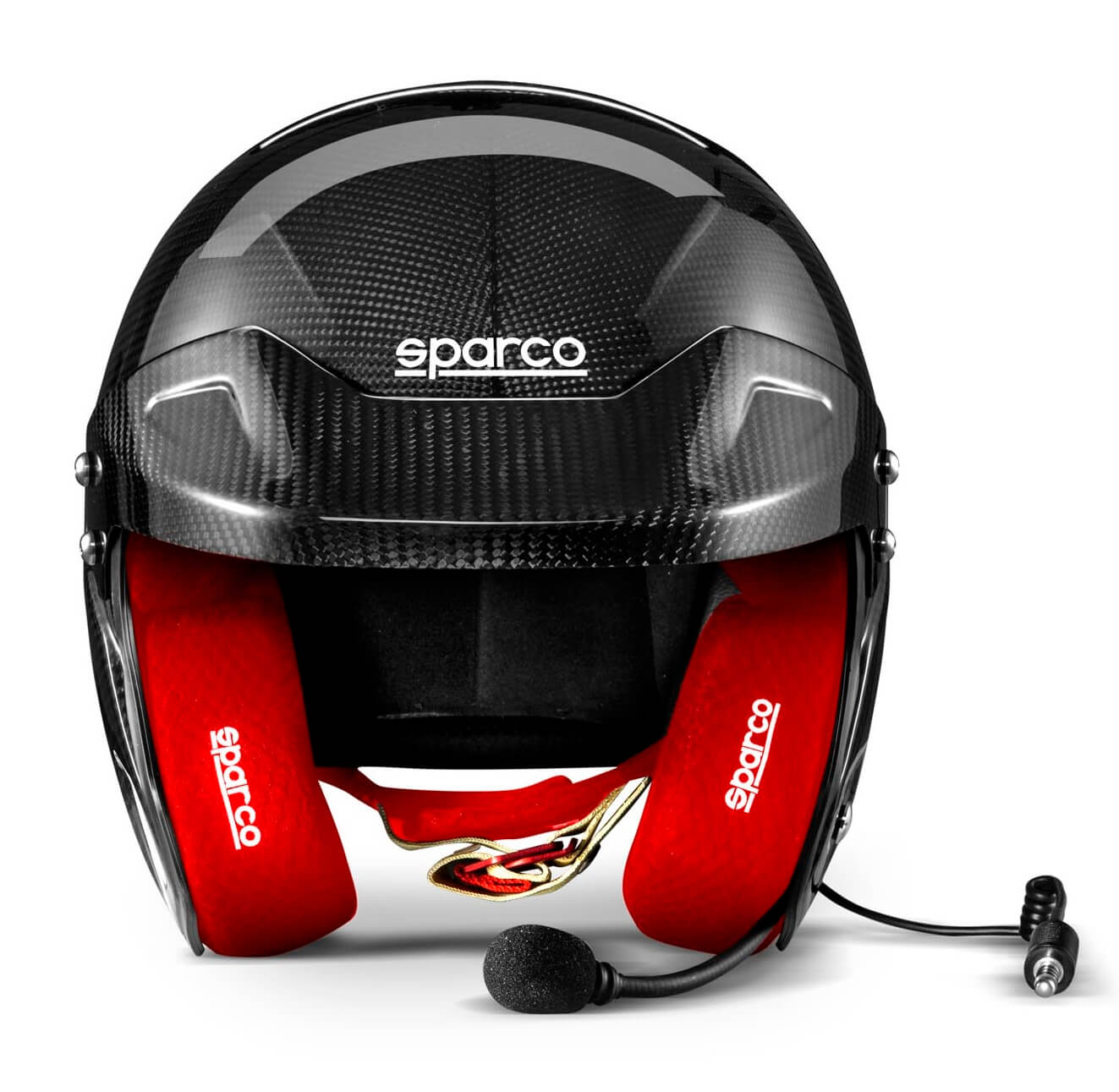 SPARCO 003371ZRS5XL PRIME RJ-i Racing helmet, open-face, FIA/SNELL SA2020, carbon/red, size XL (61) Photo-1 
