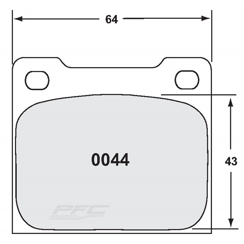 PFC 0044.84.15.44 Rear Brake Pads RACING 84 CMPD 15 mm for Audi RS3 LMS TCR 2021- (Alcon calipers) Photo-0 