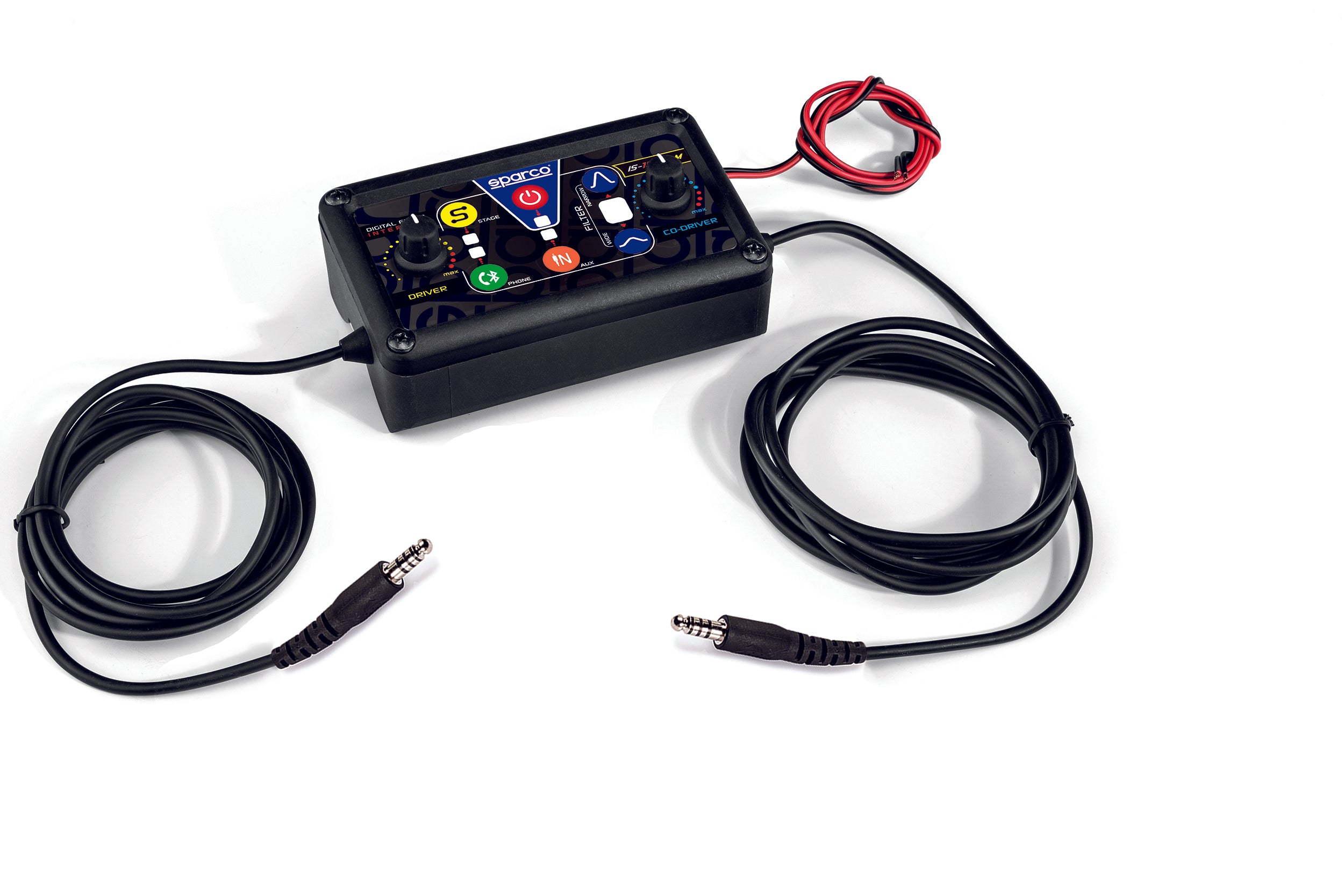 SPARCO 00537038 IS-150 BT-M Digital intercom control unit kit, Nexus male, 9/12V Photo-0 