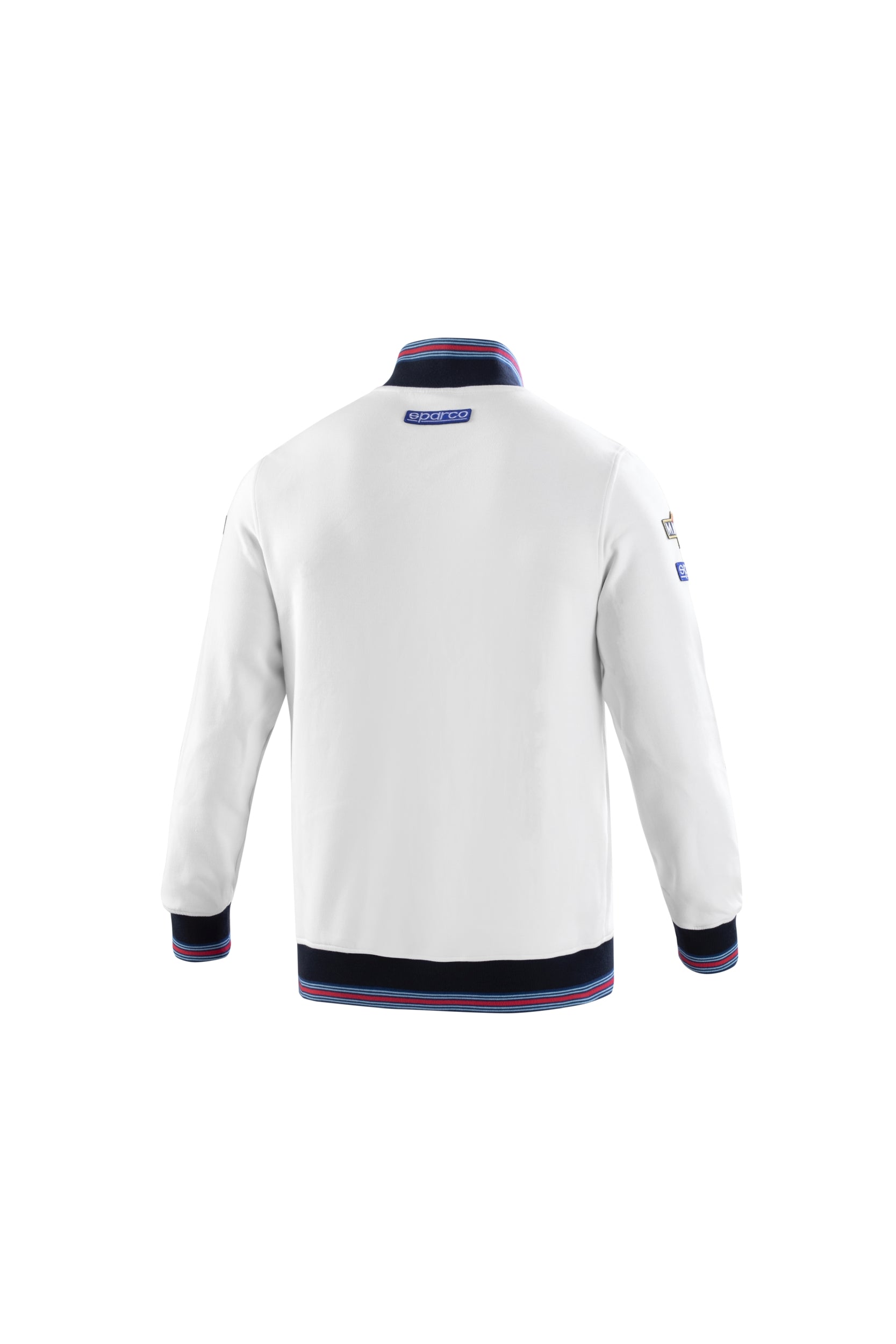 SPARCO 01278MRBI6XXX Sweatshirt FULL ZIP MARTINI RACING, white, size XXXL Photo-1 