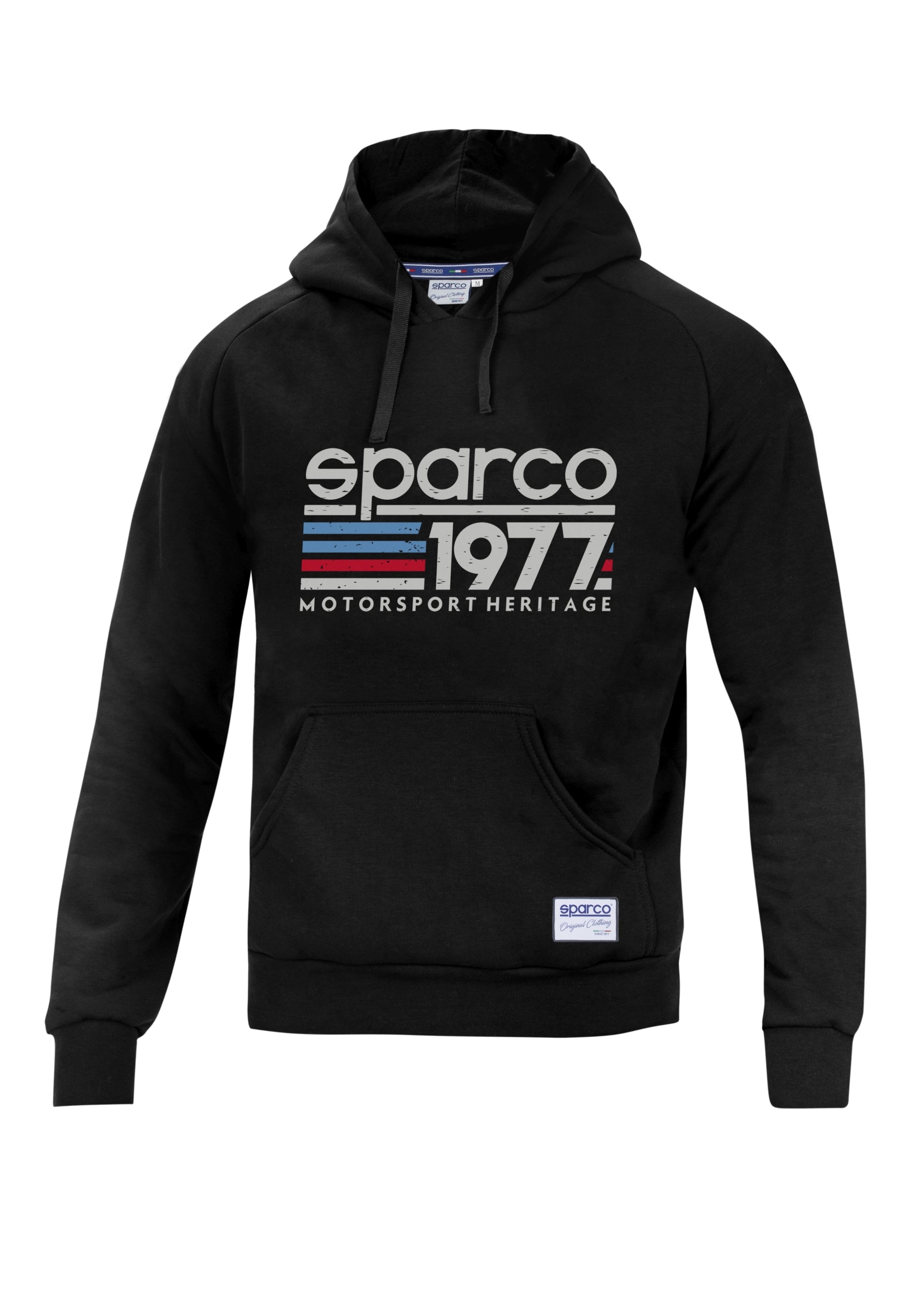 SPARCO 01320NR2M HOODIE "1977", black, size M Photo-0 