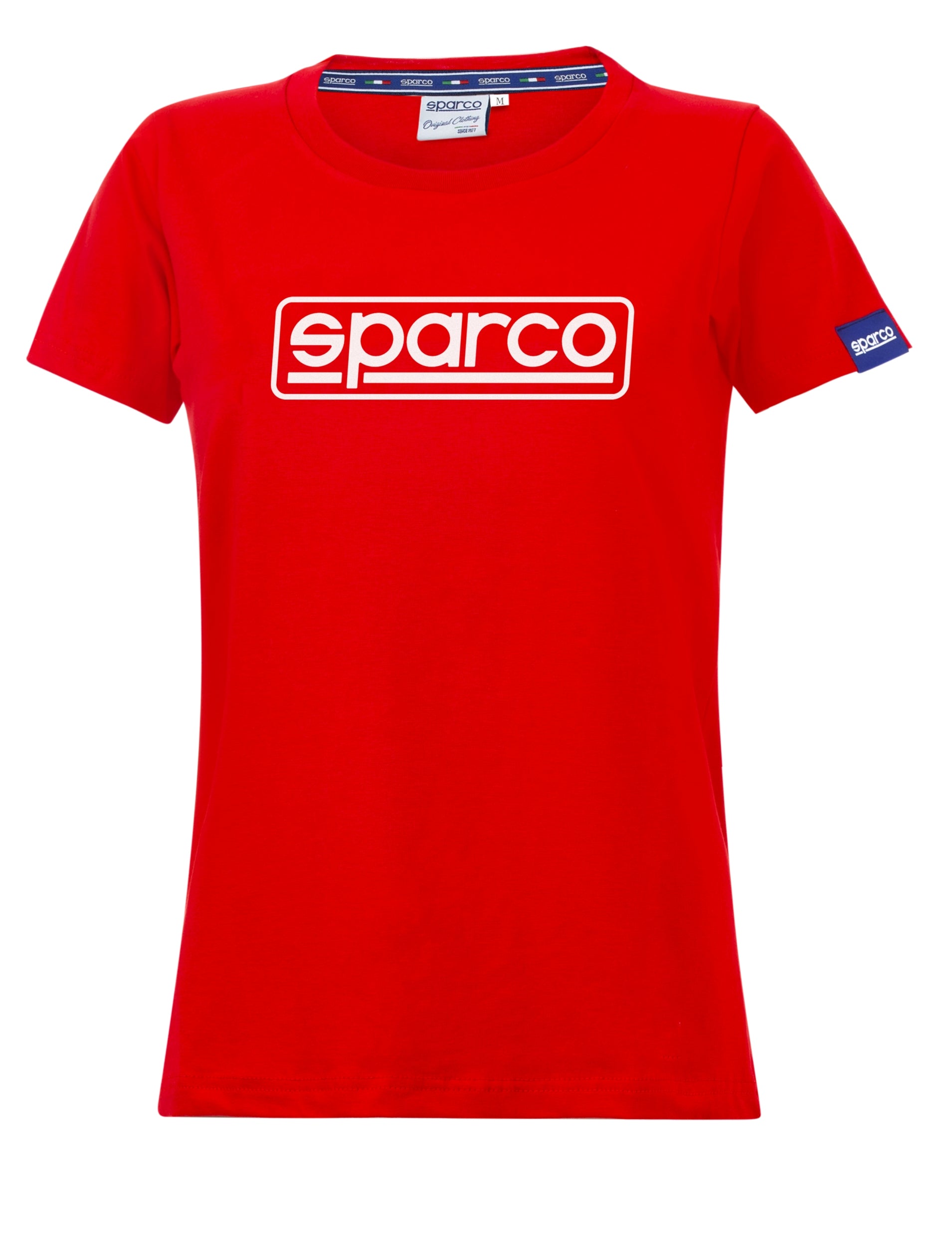 SPARCO 01325RS1S T-SHIRT LADY "FRAME", red, size S Photo-0 