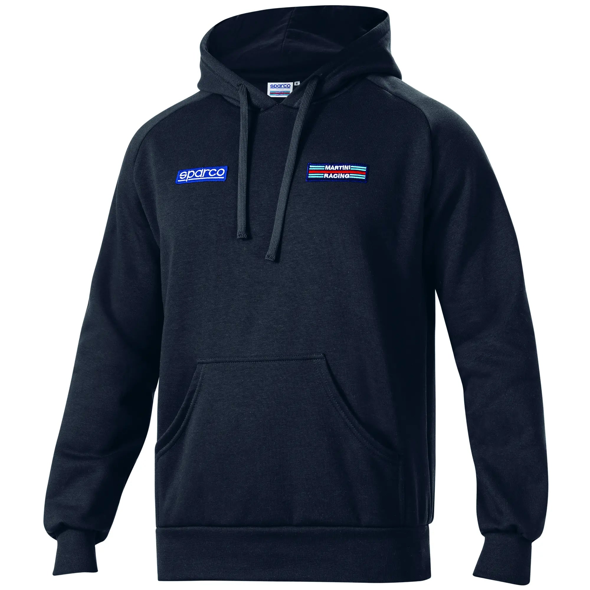 SPARCO 01340MRNR1S Hoodie BIG STRIPES MARTINI RACING, black, size S Photo-0 