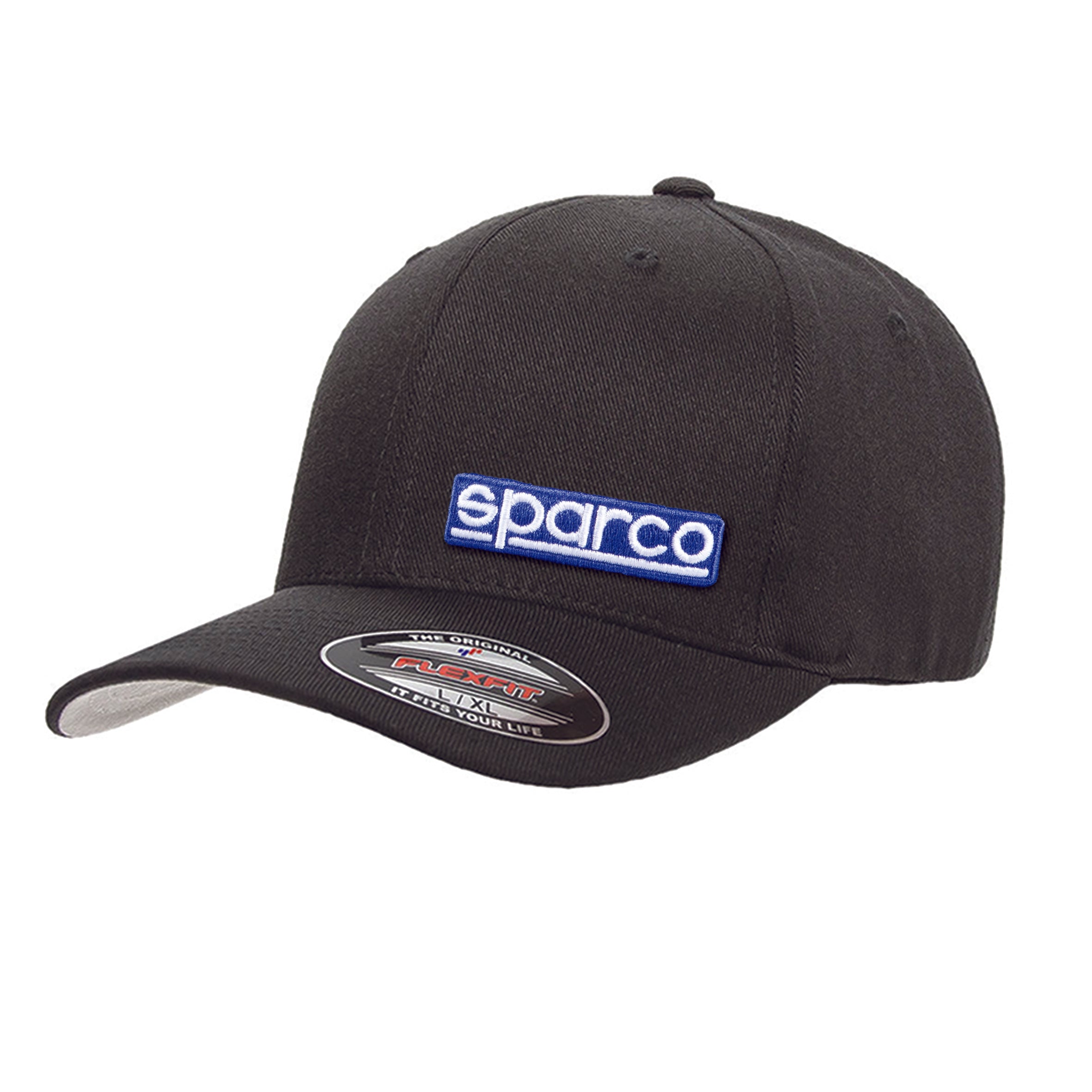 SPARCO 01357NR4LXL BASEBALL CAP FLEXFIT, black, size L/XL Photo-0 