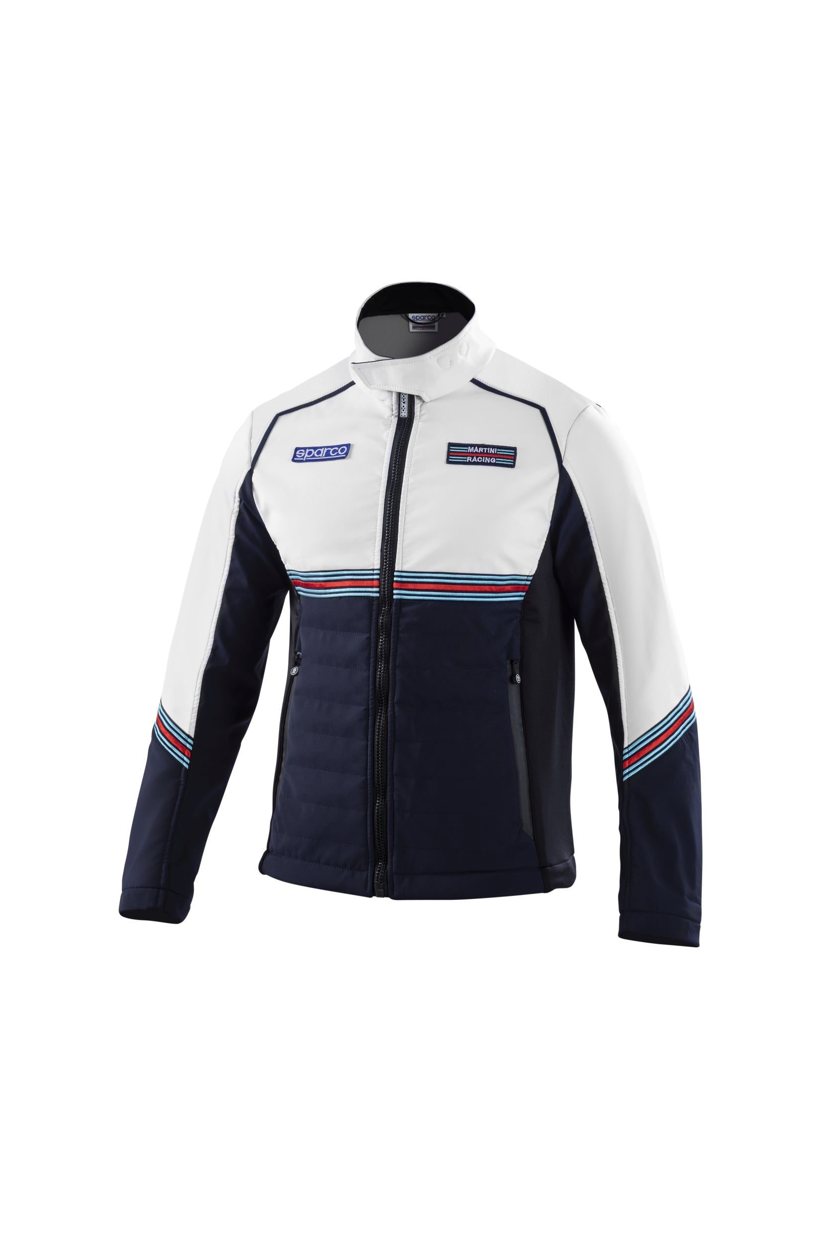 SPARCO 01363MRBMBI0XS SOFT SHELL MARTINI RACING Jacket, navy blue/white, size XS Photo-0 