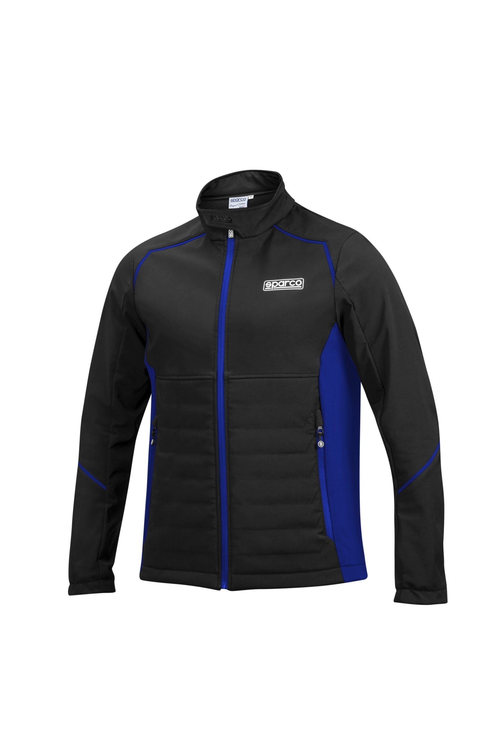 SPARCO 01363NRAZ2M SOFT SHELL Jacket, black/blue, size M Photo-0 