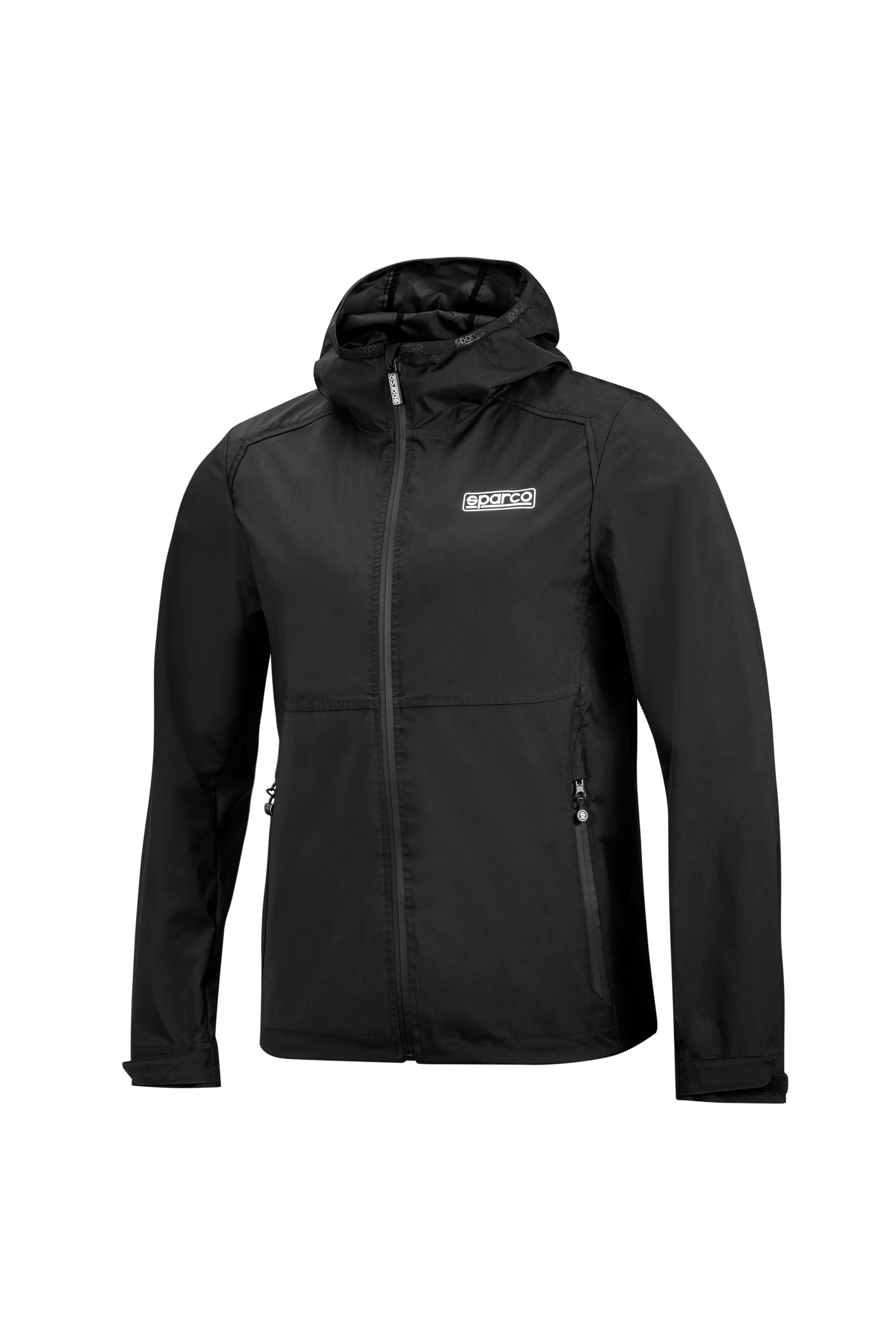 SPARCO 01365NR1S WINDBREAKER Jacket, black, size S Photo-0 