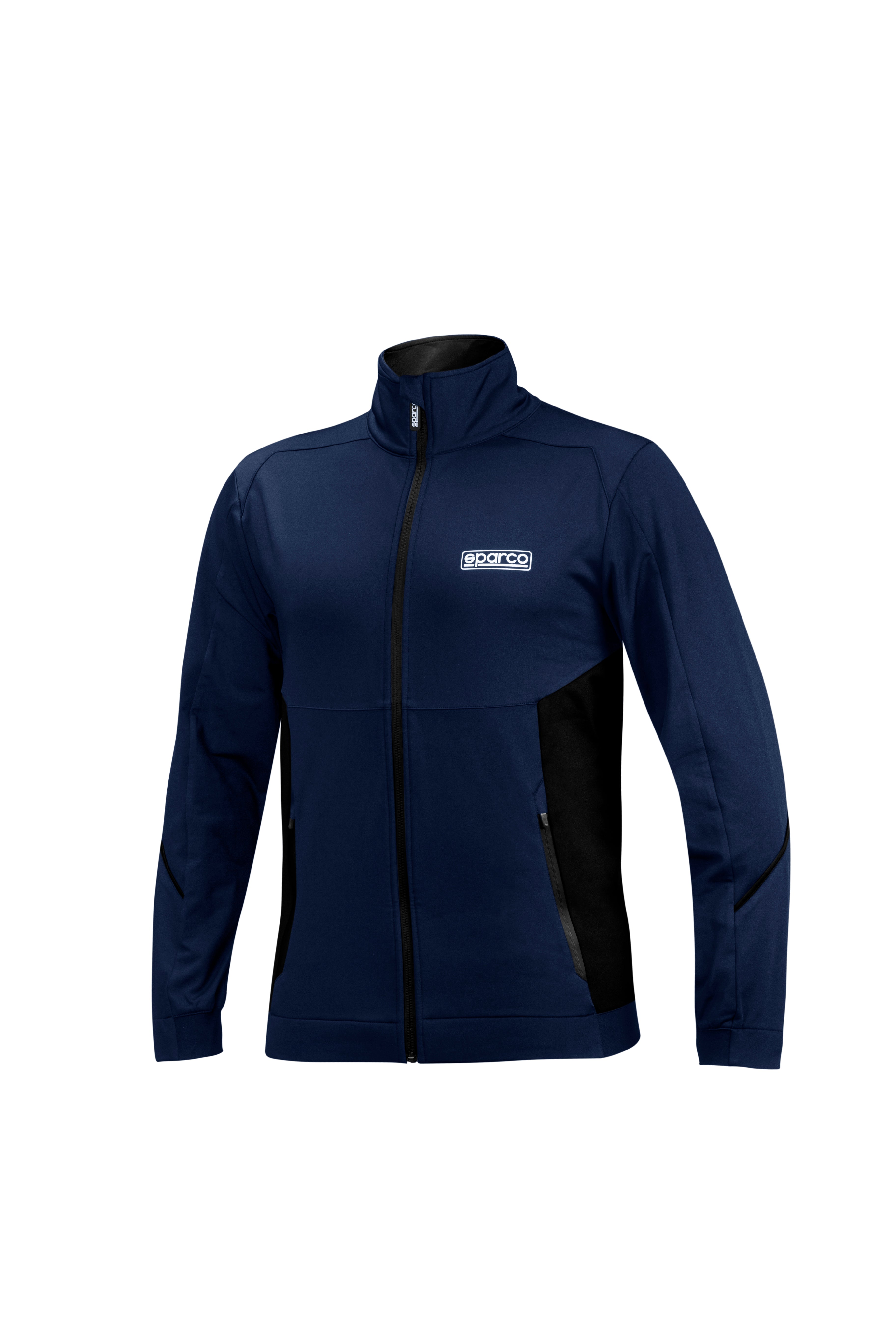 SPARCO 01366BMNR1S FULL ZIP SWEATSHIRT, navy blue/black, size S Photo-0 