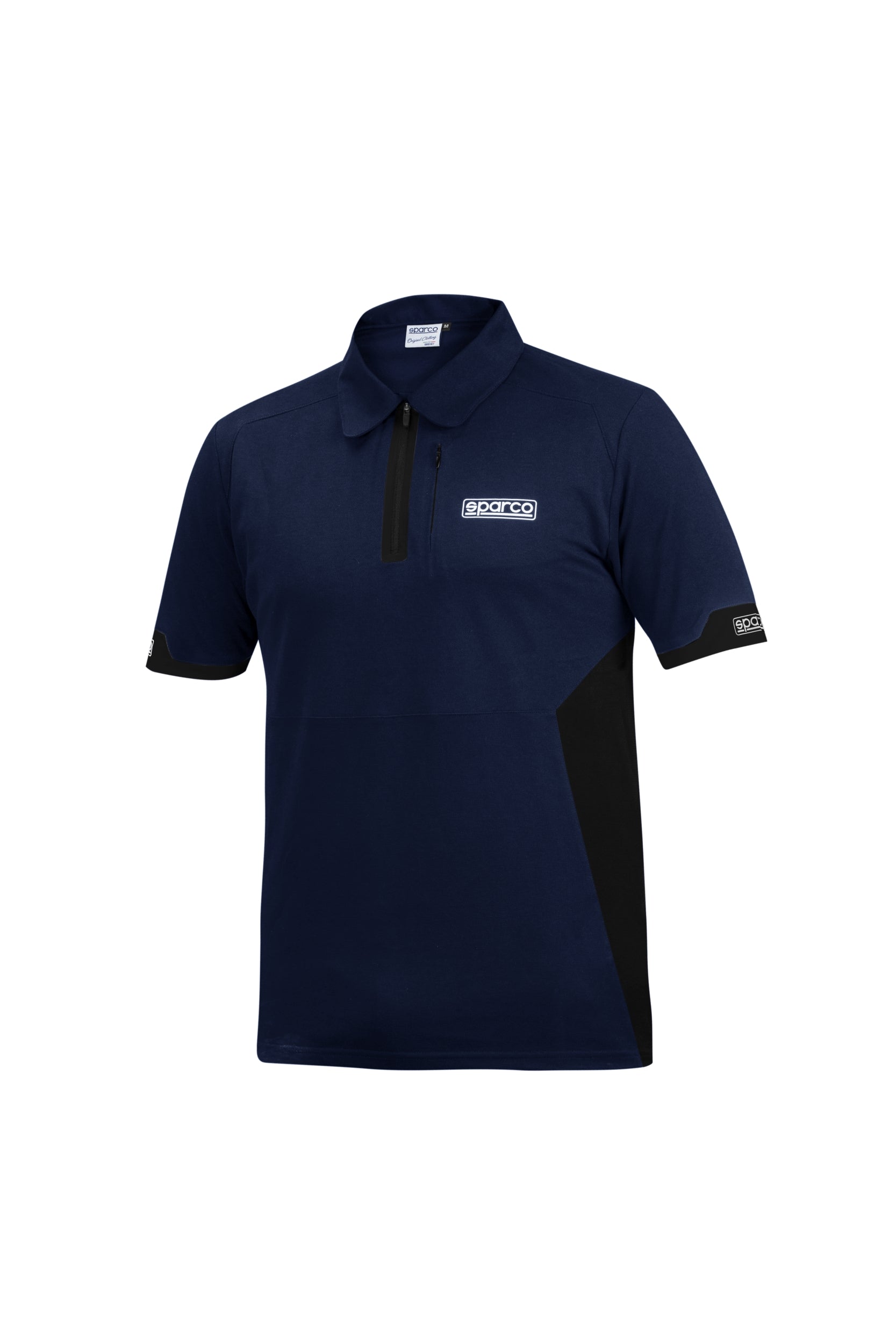 SPARCO 01367BMNR0XS POLO ZIP, navy blue/black, size XS Photo-0 