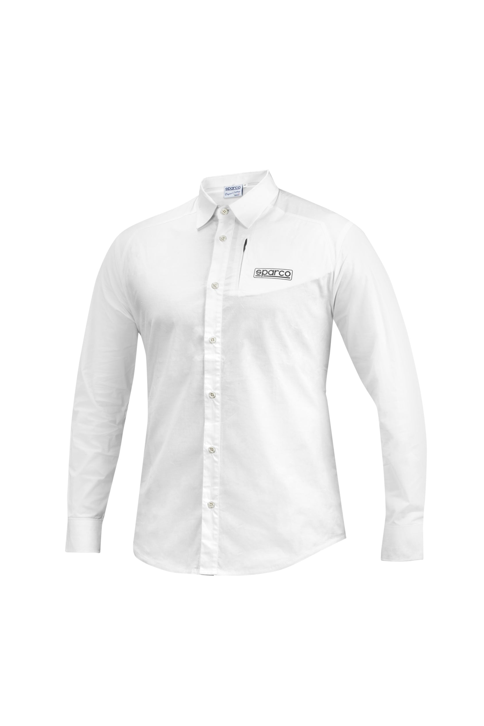 SPARCO 01368BI3L MAN SHIRT, white, size L Photo-1 