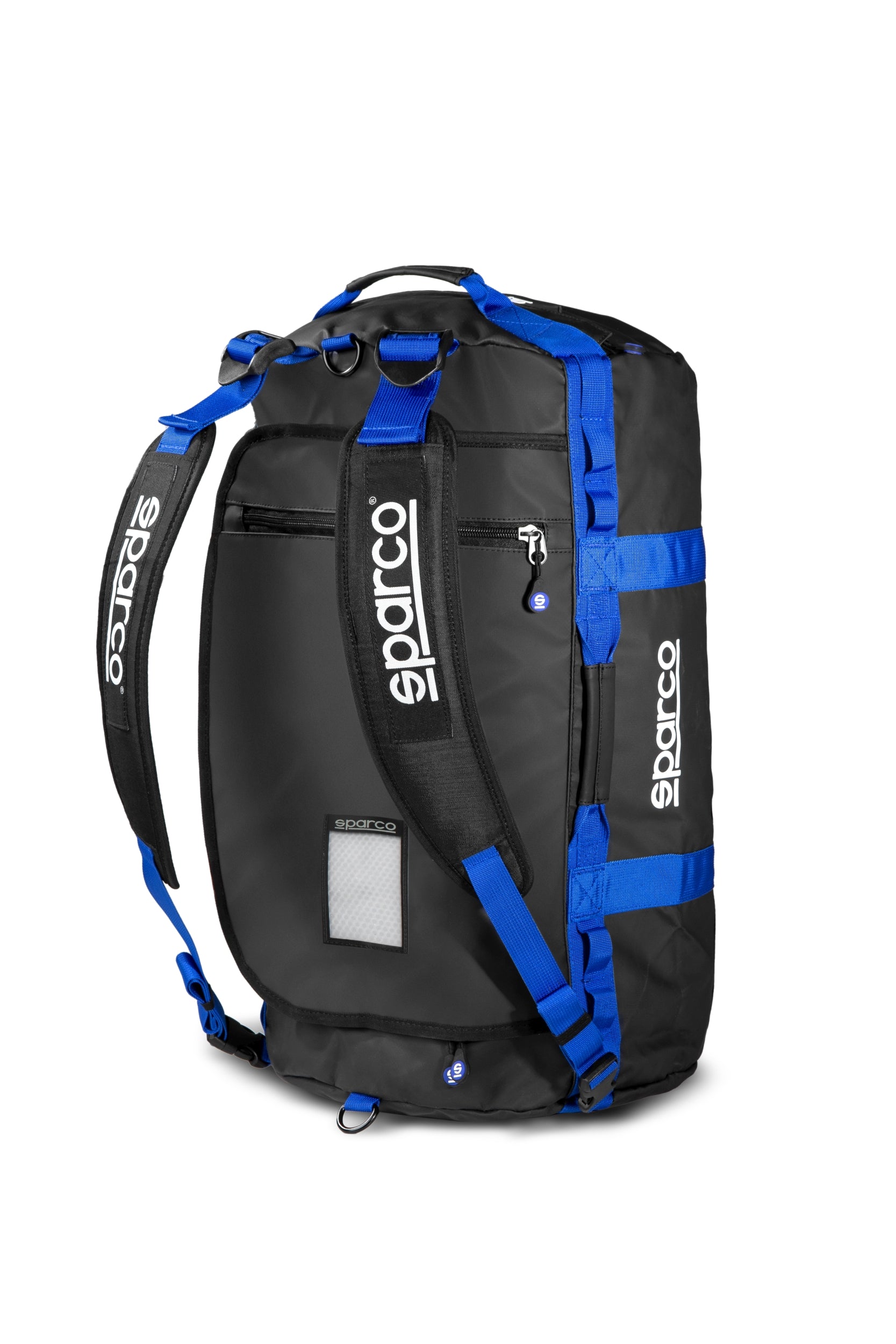 SPARCO 016443NRAZ DAKAR-S DUFFLE BAG, 53 x 32.5 x 32.5 cm, black/blue, size S Photo-1 