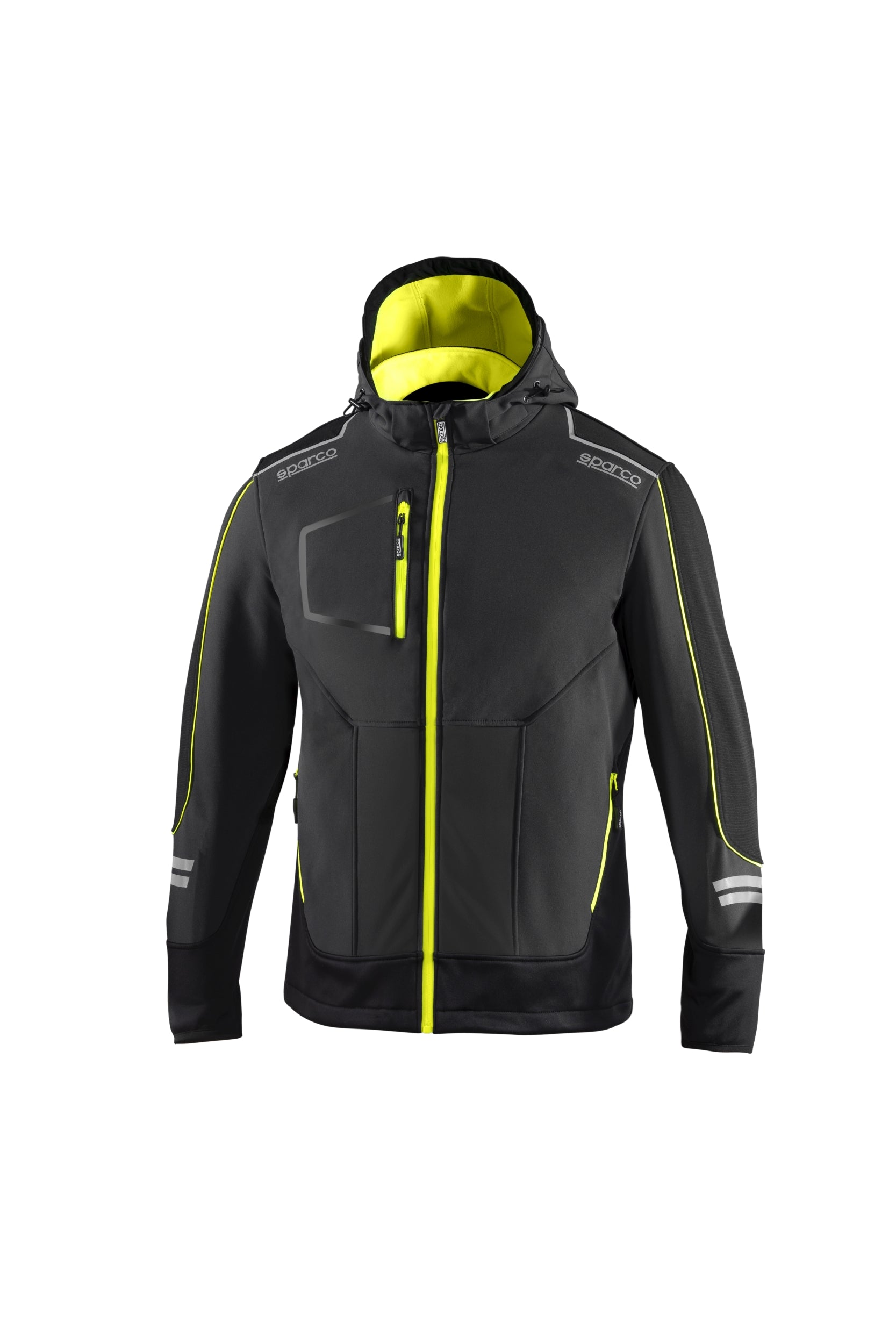 SPARCO 02412GSGF0XS TECH Soft-shell, grey/yellow fluo, size XS Photo-0 