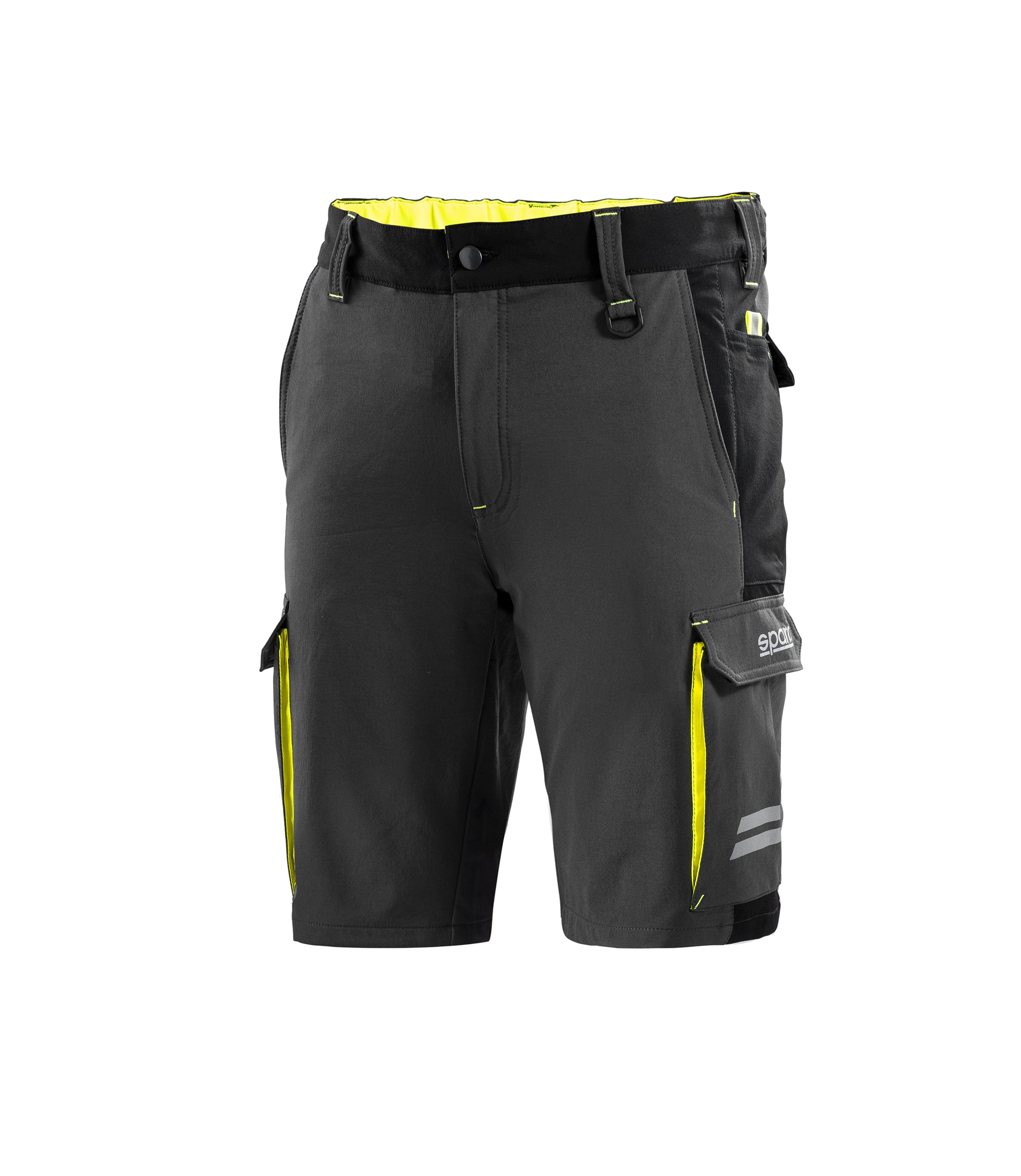 SPARCO 02418GSGF5XXL TECH Shorts, grey/yellow fluo, size XXL Photo-0 