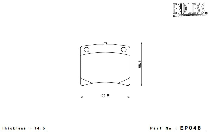 ENDLESS EP048SSY Brake pads Photo-0 