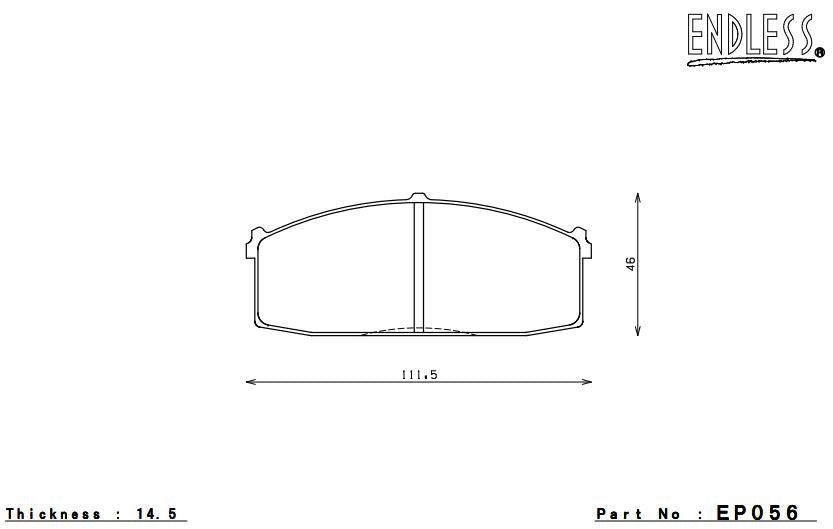 ENDLESS EP056SSY Brake pads Photo-0 