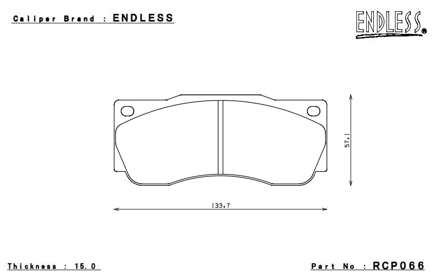 ENDLESS EP066SSY Brake pads Photo-0 