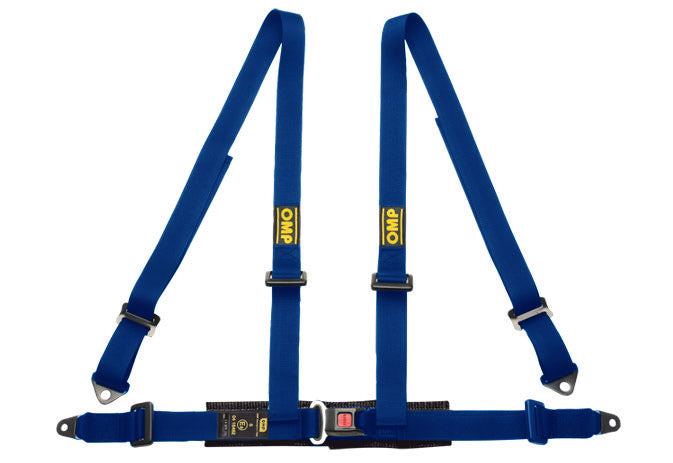 OMP DA0-0505-A01-041 (DA505041) Safety harnesses ROAD 4, 4 points 2", blue Photo-0 