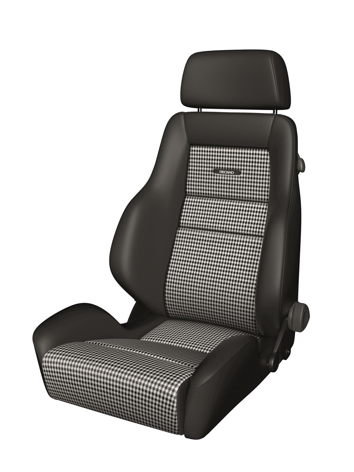 RECARO 089.00.0B25 Seat Classic LS Leather black /Pepita Photo-0 