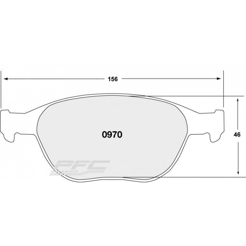 PFC 0970.333.17.44 Brake Pads Set (front) RACE 333 CMPD 17 mm Photo-0 