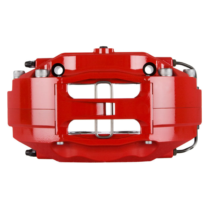 STOPTECH 83.838.4700.71 BBK 2PC ROTOR, FRONT SLOTTED 355X32/ST40 RED SUBARU STI '04-07 Photo-2 