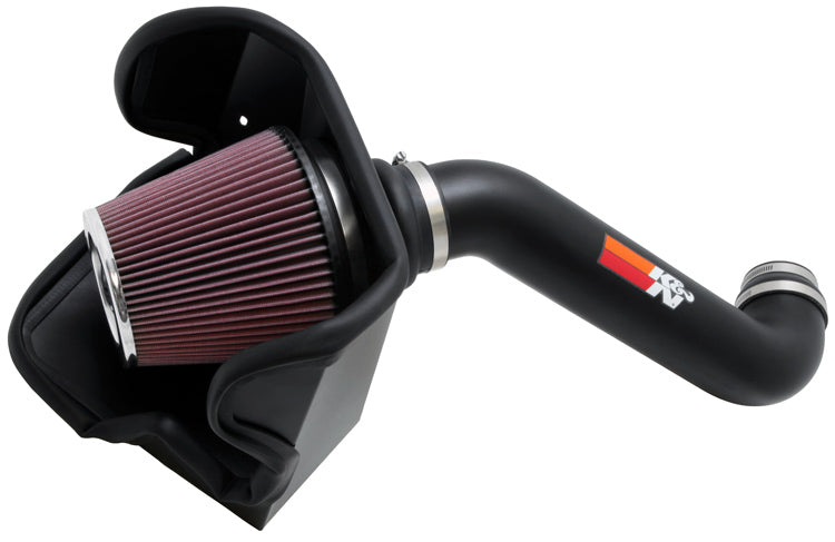 K&N 77-1562KTK Performance Air Intake System PERF. INTAKE KIT; JEEP LIBERTY 3.7L-V6, 2010-2012 Photo-0 