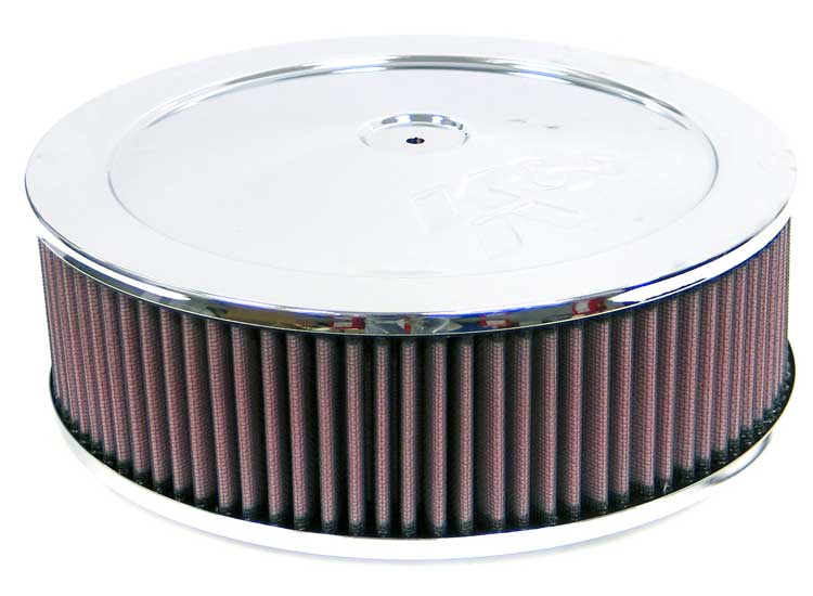 K&N 60-1050 Round Air Filter Assembly 3-1/16"FLG,7"D;3"H ASSY.W/VENT Photo-0 