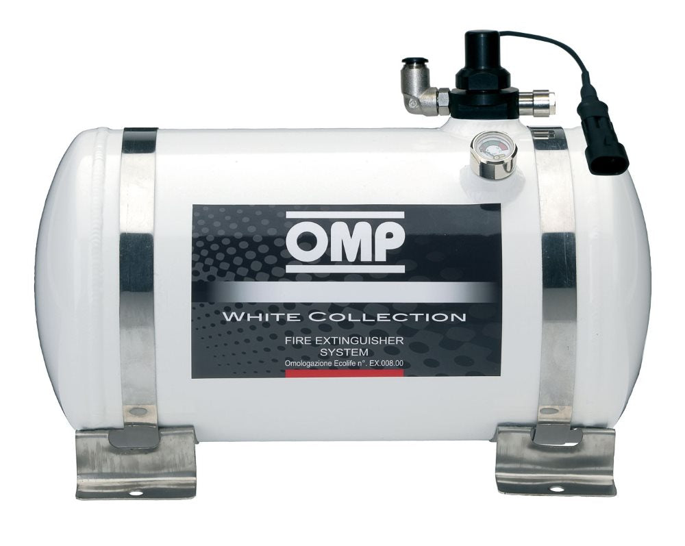 OMP CE0-SAL2-A01 (CESAL2) Extinguisher system (FIA) CESAL2, electric, aluminium, 4,25l, diam.160mm, AFFF Photo-0 