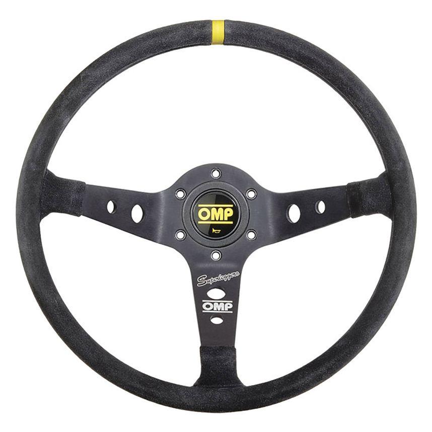 OMP OD0-2034-071 (OD/2034/N) Steering wheel CORSICA SUPERLEGGERO, suede, black, diam.350mm, reach 95mm Photo-0 