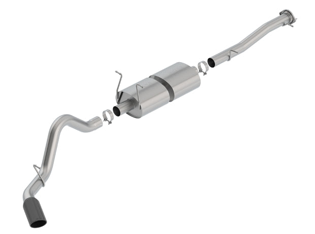 BORLA 140762BC Exhaust system "S-TYPE" for CHEVROLET SILV / SIERRA 2500 '15 -'19 6.0L AT / MT BLACK CHROME Photo-0 