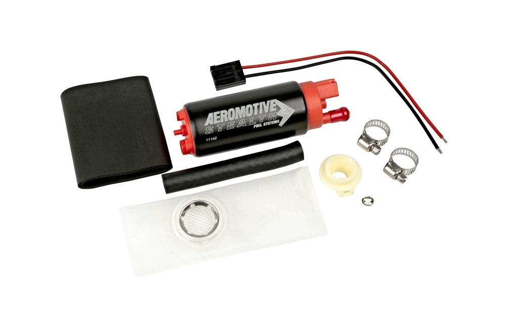 AEROMOTIVE 11542 Fuel Pump, 340lph, E85 compatible, Offset Inlet - Inlet inline w / outlet (This item will supersede P / N 11142) Photo-0 