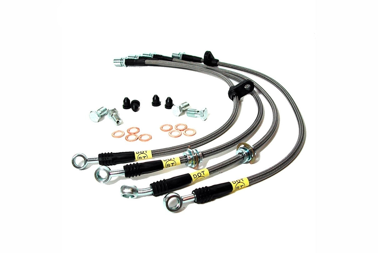 STOPTECH 950.47507 Rear Stainless Steel Brake Line Kit SUBARU Impreza/WRX 2008-2019 Photo-0 