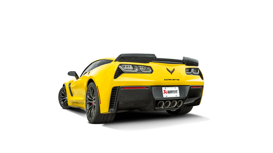 AKRAPOVIC MTP-CO/TI/2 Slip-On Line (Titanium) CHEVROLET CORVETTE Z06 (C7) 2014-2019 Photo-2 