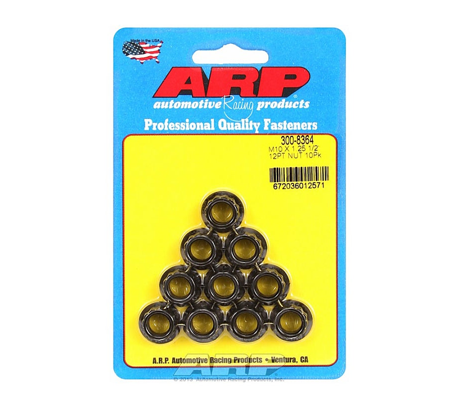ARP 300-8364 Nut Kit M10 x 1.25 12pt Photo-0 