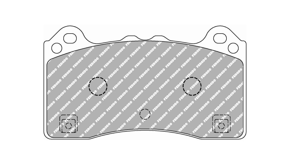 FERODO FCP4830H Front Brake Pads DS2500 for FORD Focus RS (Mk3) Photo-0 