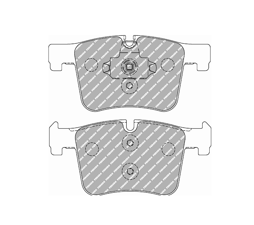FERODO FCP4394H Front Brake Pads DS2500 for BMW 2 Series (F22) / 3 Series (F30) / 4 Series (F32) / X3 (F25) Photo-0 