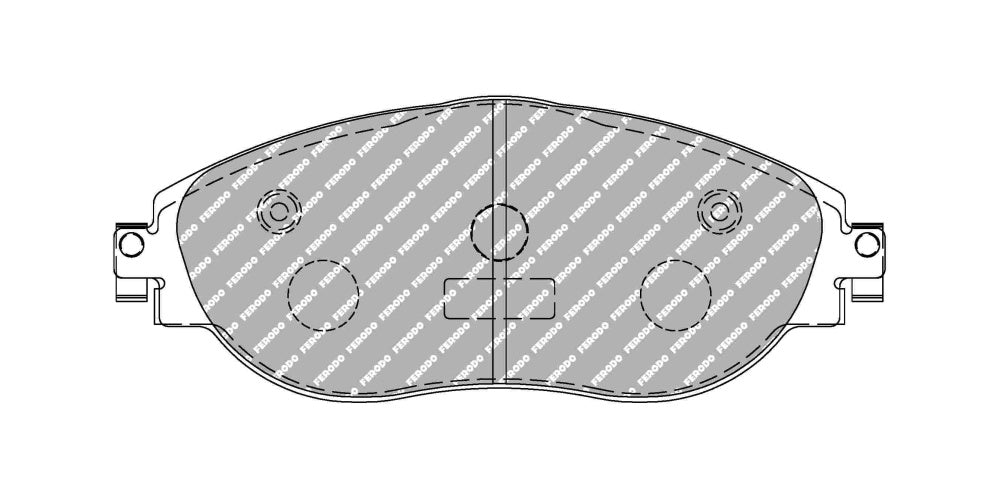 FERODO FDS4425 Front Brake Pads DS Performance for VW Golf GTI / Golf R (Mk7) Photo-0 