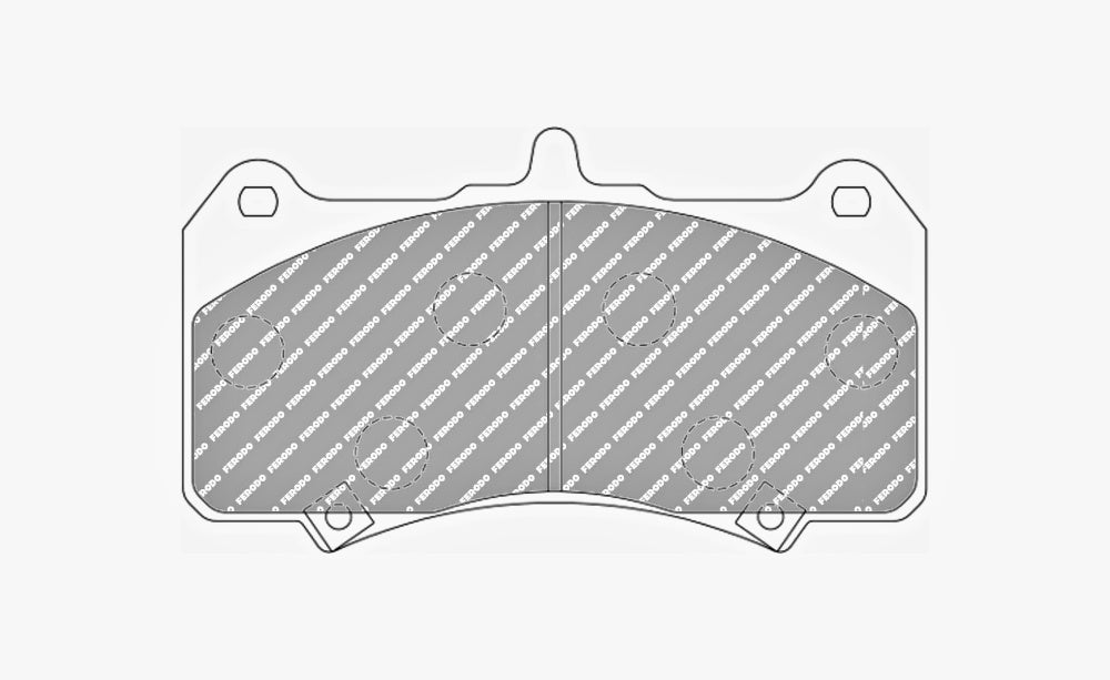 FERODO FRP3147H Brake Pads DS2500 for Caliper AP Racing CP8520 / CP8521 / CP8522 Photo-0 