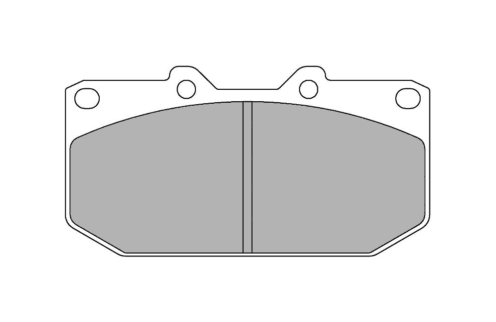 FERODO FCP986Z Front Brake Pads DSUNO for NISSAN Skyline GTS (R32 / R33) / SUBARU Impreza WRX (GD / GG) Photo-0 