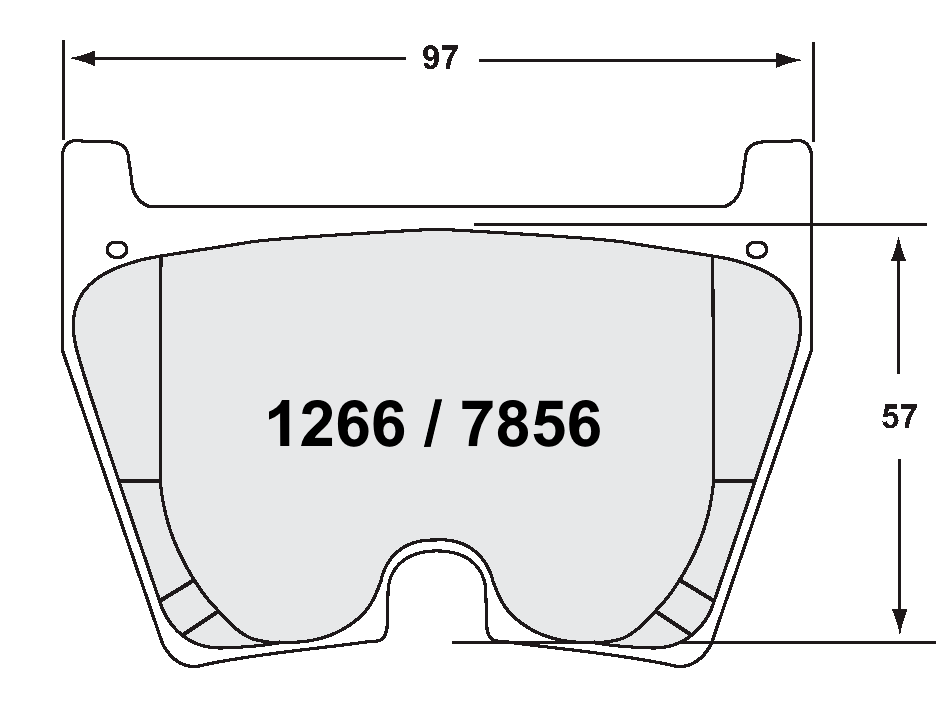 PFC 7856.08.16.44 7856 Brake pads RACE 08 CMPD 16 MM front MERCEDES-Benz (W166) ML63 AMG/AUDI R8 RS5 RS6 (C5) Photo-0 