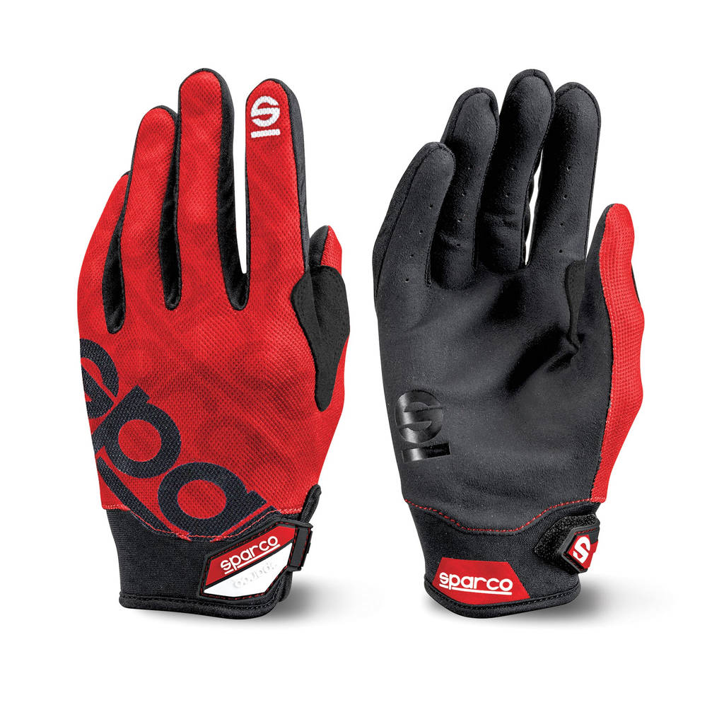 SPARCO 002093RS2M Meca-3 Mechanics Gloves, red, size M Photo-1 
