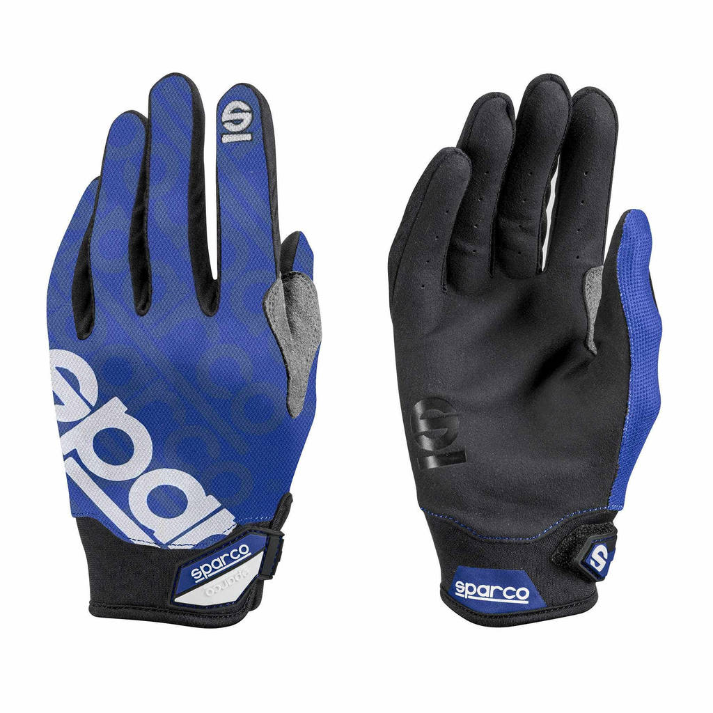SPARCO 002093AZ2M Meca-3 Mechanics Gloves, blue, size M Photo-0 