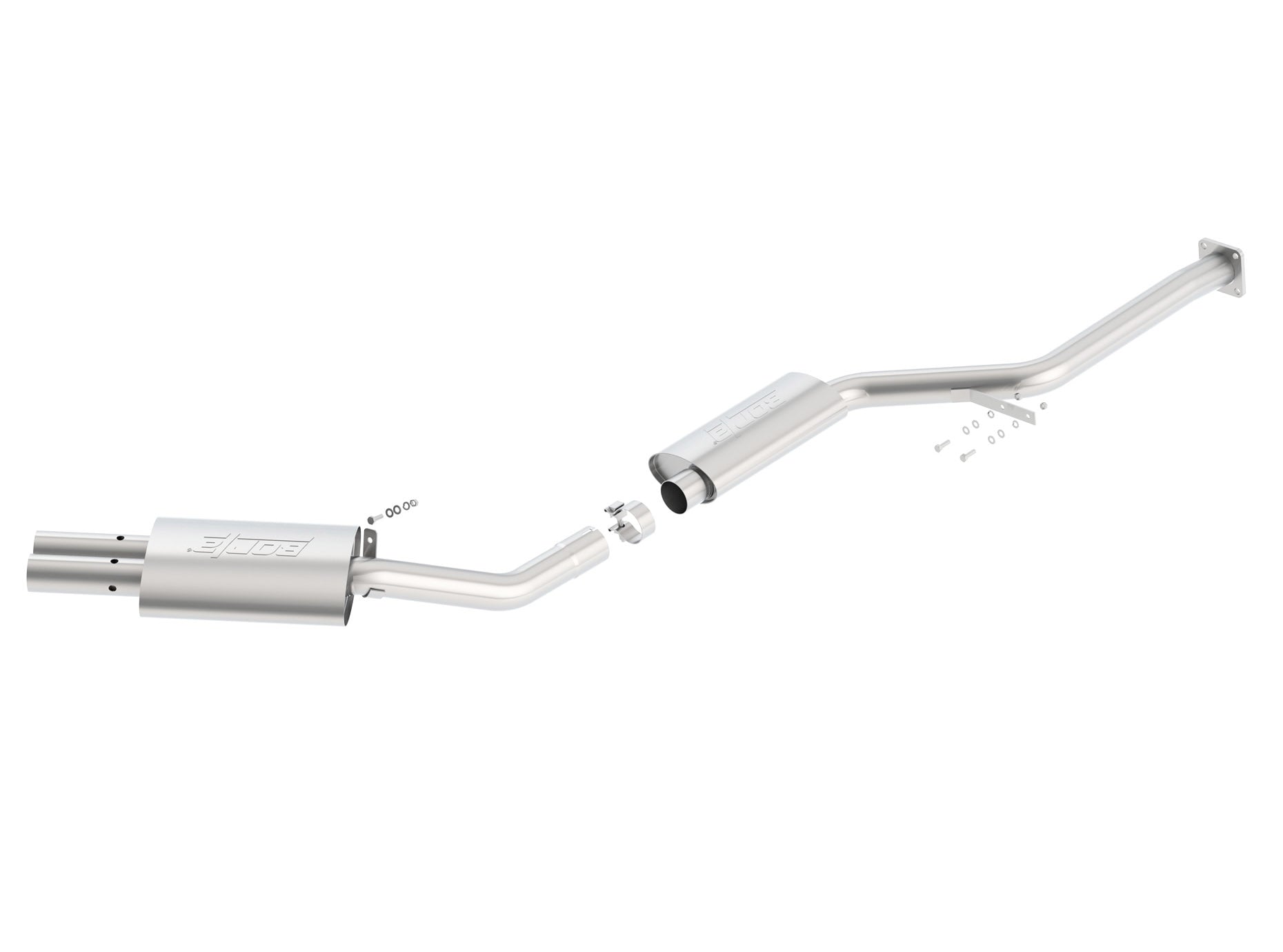 BORLA 140567 Cat Back Exhaust System, 928 4.5L V8 RWD Tip №25 1978, sound Touring Photo-0 